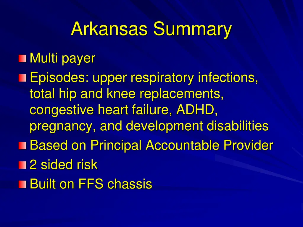 arkansas summary