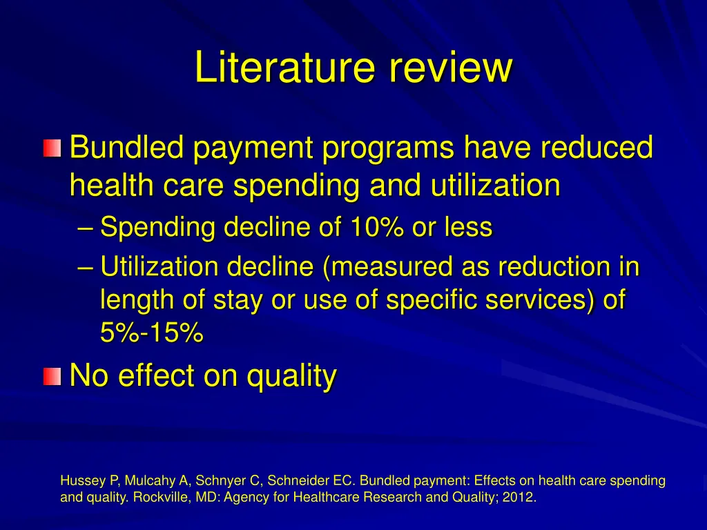 literature review