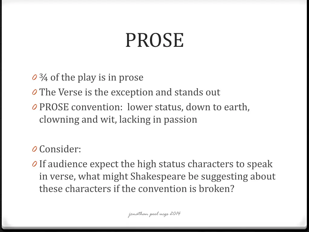 prose 1