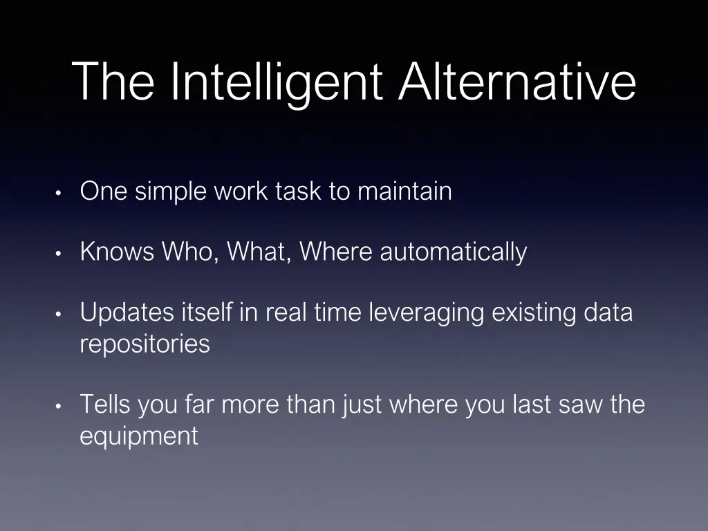 the intelligent alternative