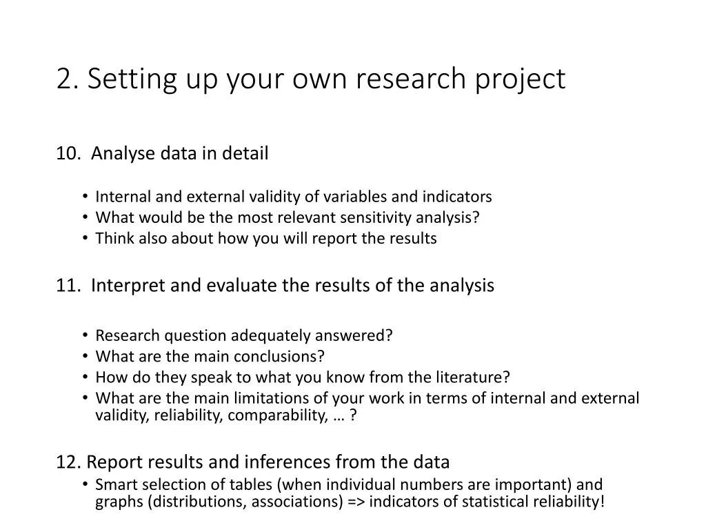 2 setting up your own research project 5