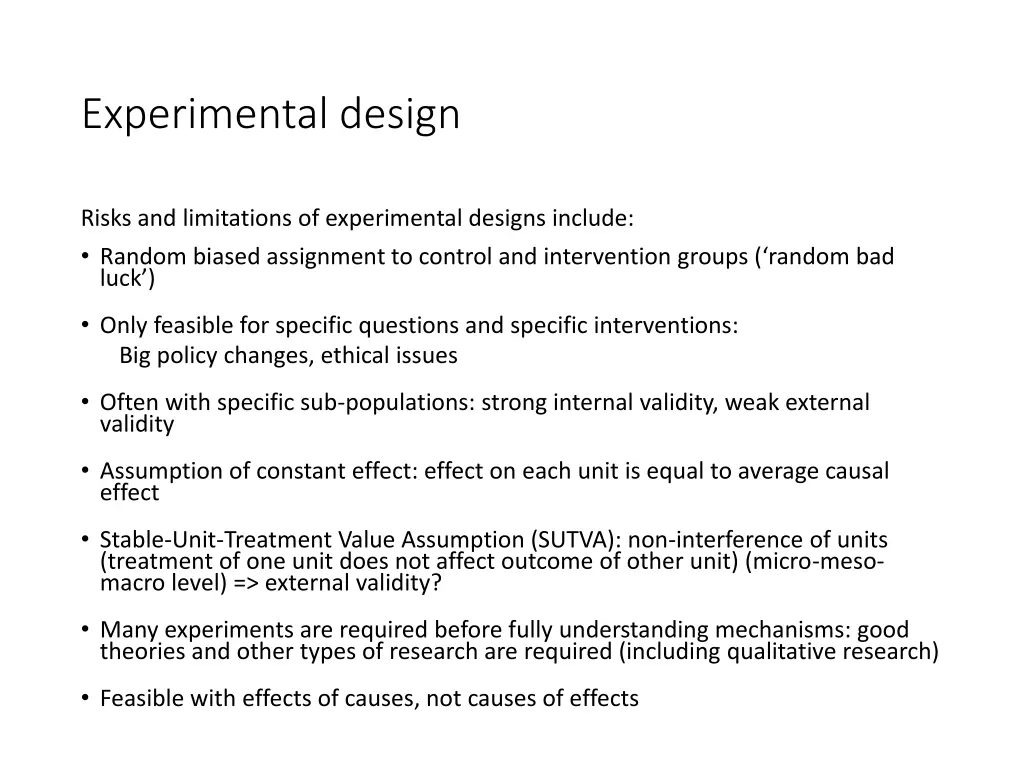 experimental design 1