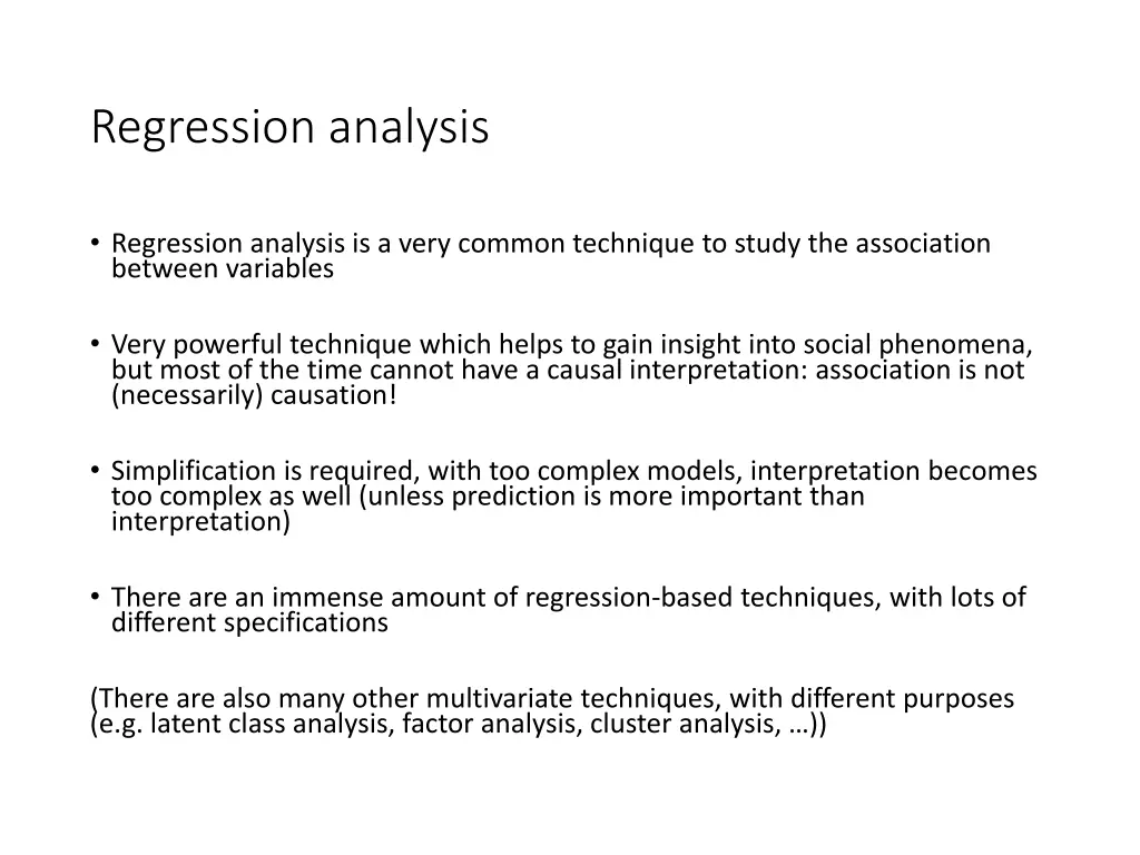regression analysis 4