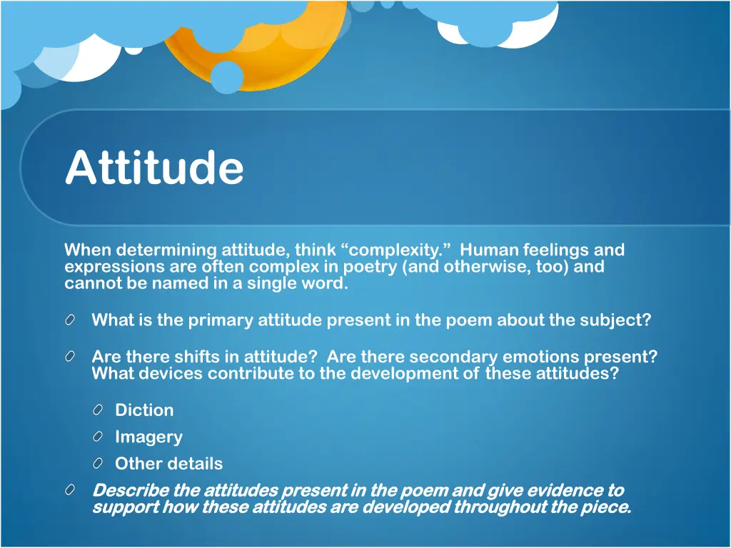 attitude