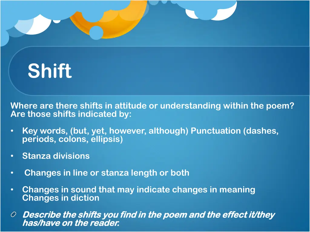 shift