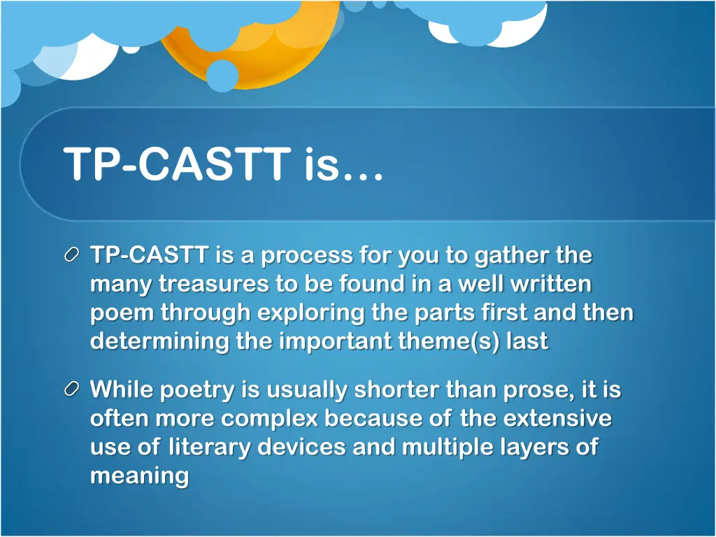 tp castt is