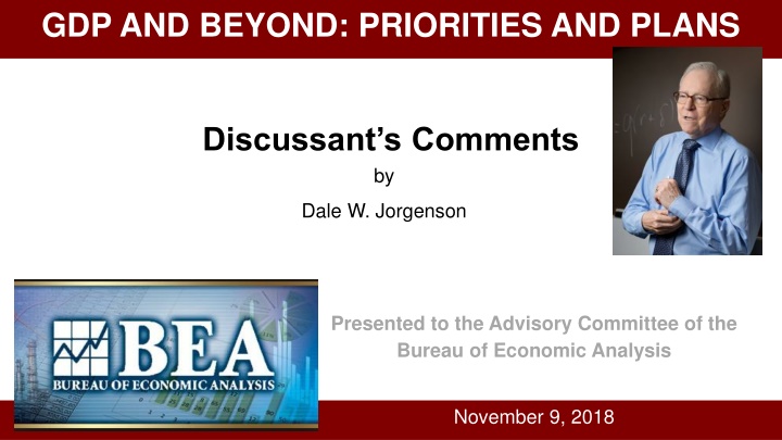 gdp and beyond priorities and plans