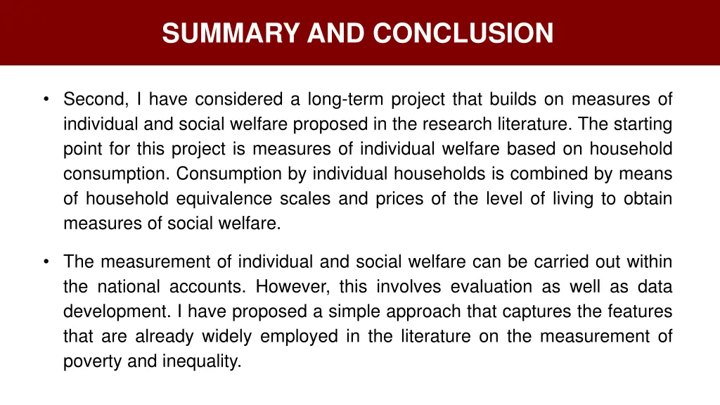summary and conclusion 1