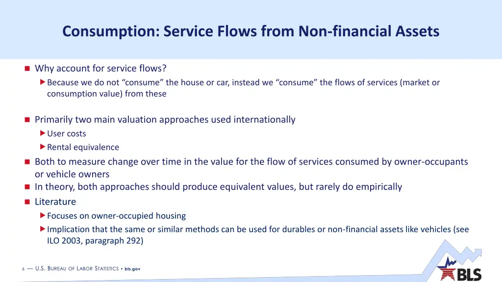 consumption service flows from non financial