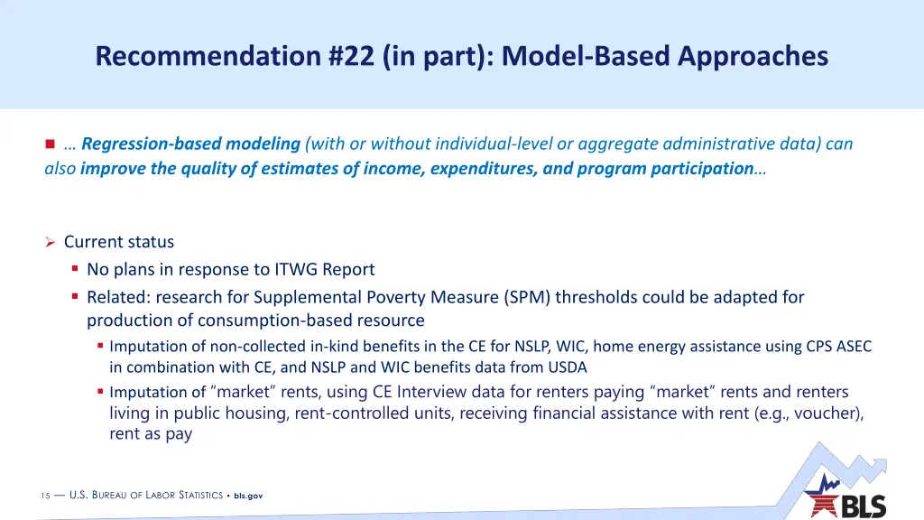 recommendation 22 in part model based approaches