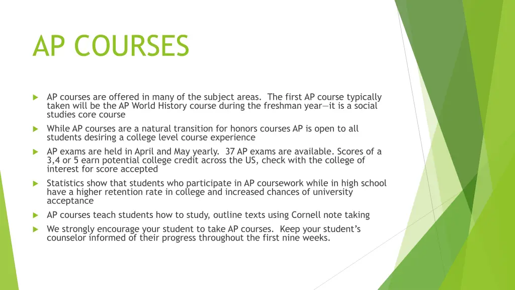 ap courses