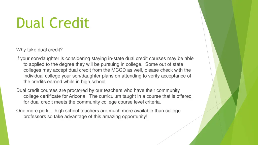 dual credit