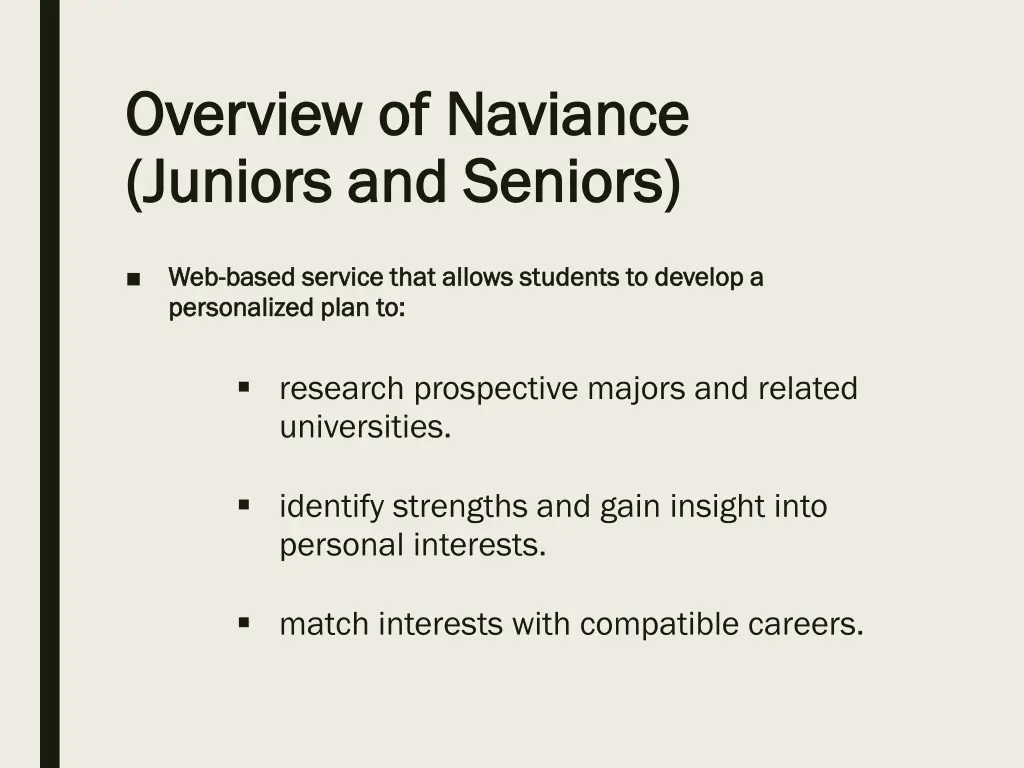 overview of naviance overview of naviance juniors