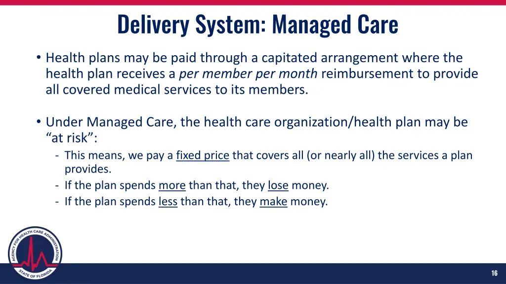 delivery system managed care 1