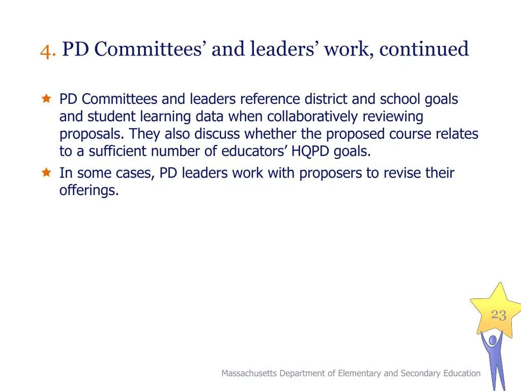 4 pd committees and leaders work continued 1