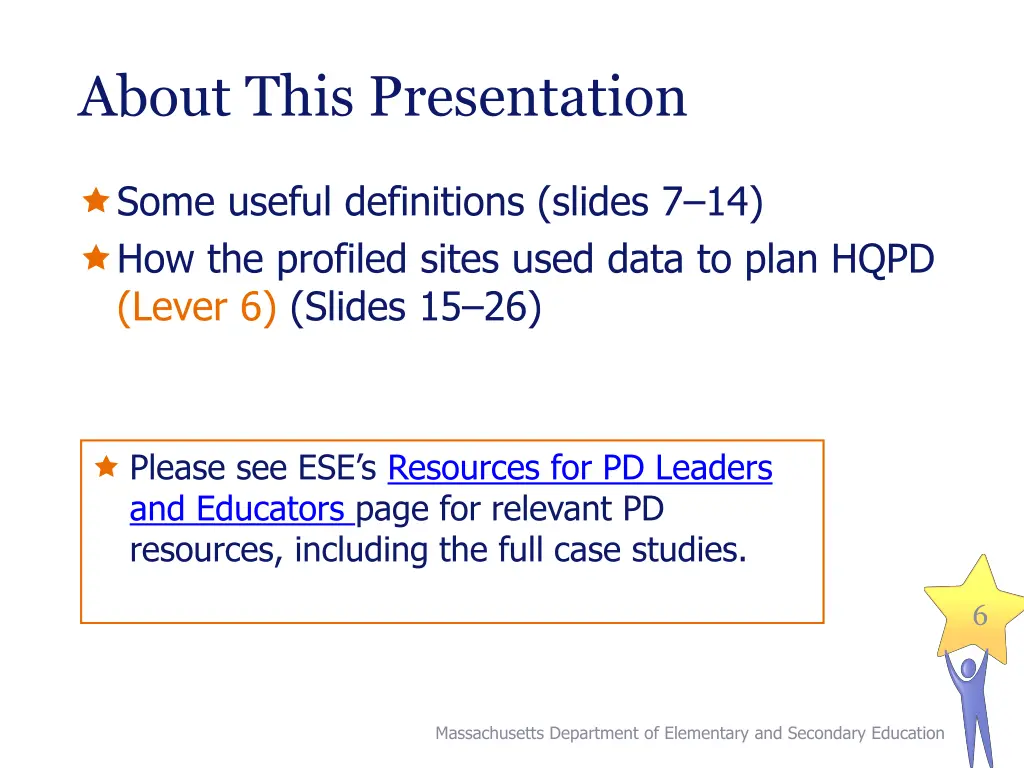 about this presentation