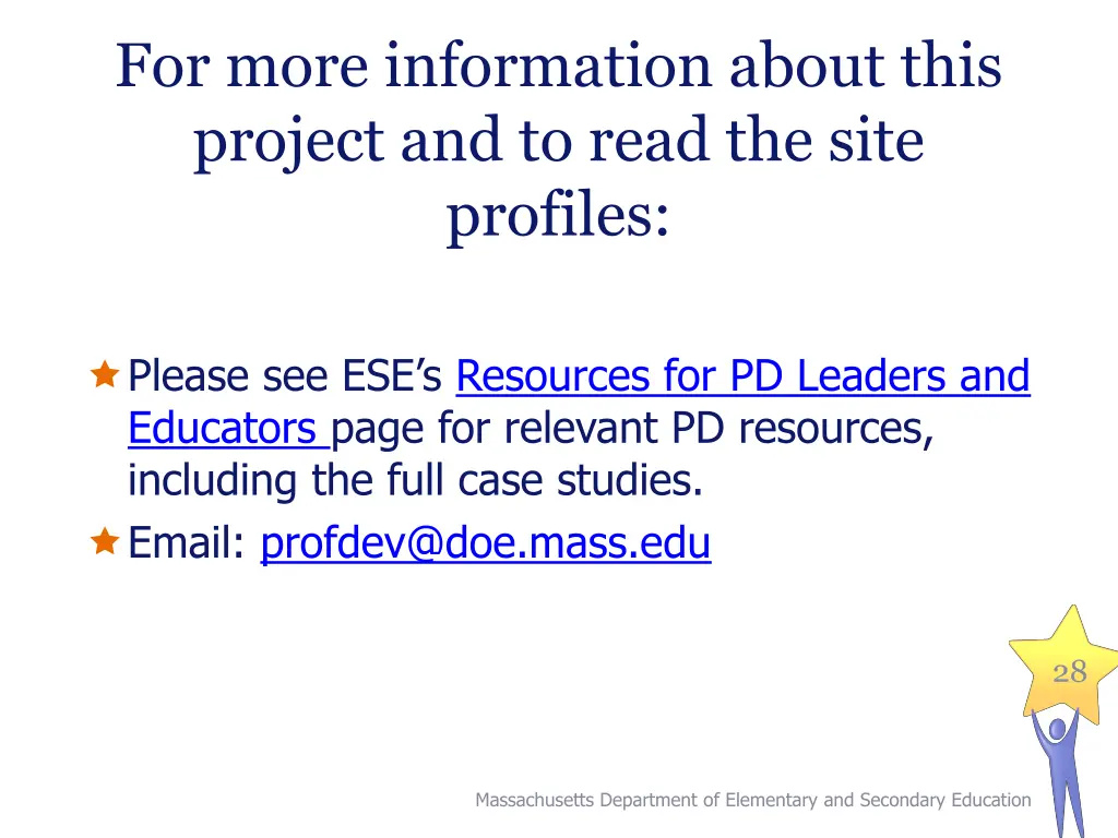 for more information about this project