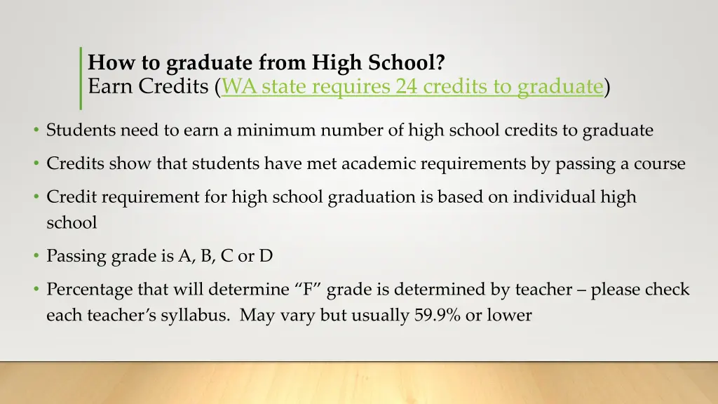 how to graduate from high school earn credits