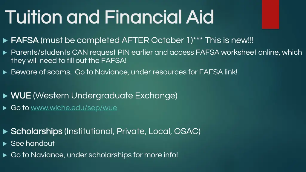 tuition and financial aid tuition and financial