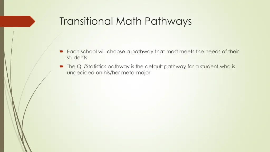 transitional math pathways 1