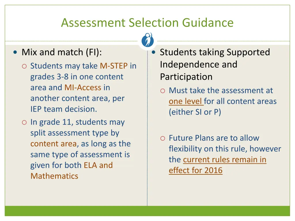 assessment selection guidance 1