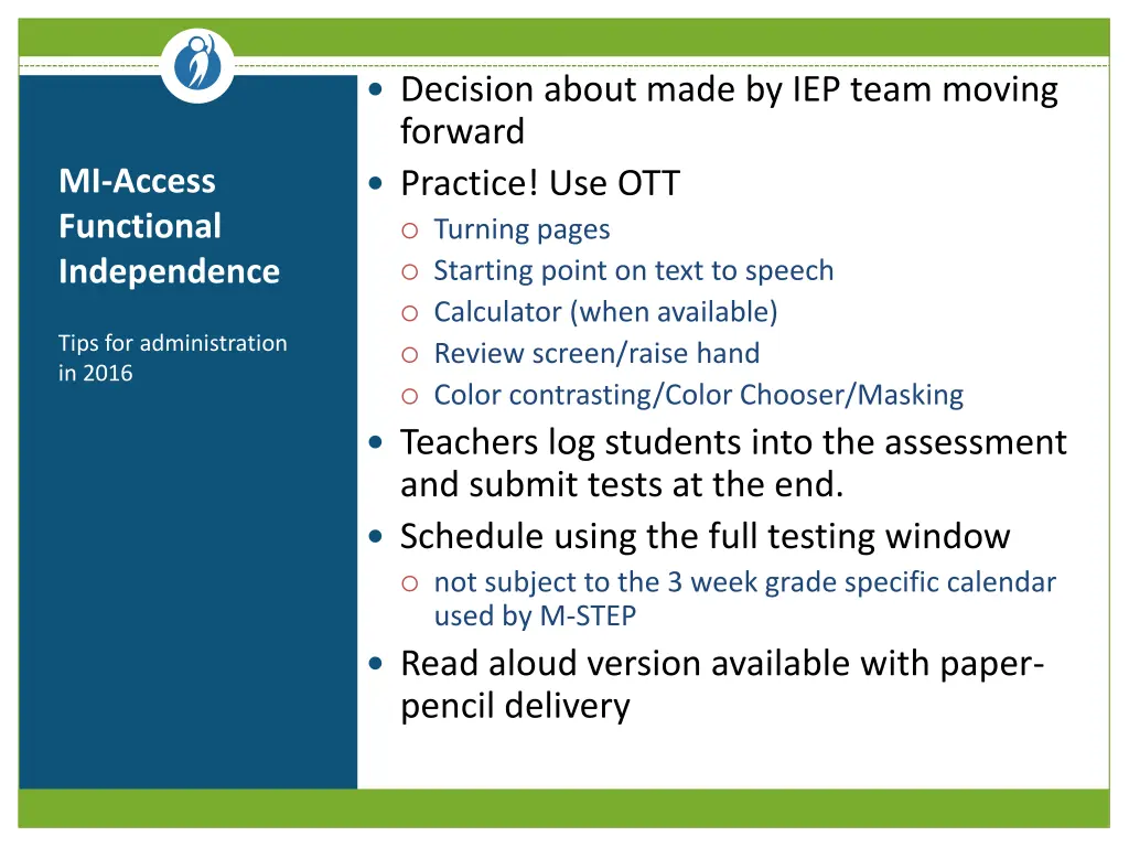 decision about made by iep team moving forward