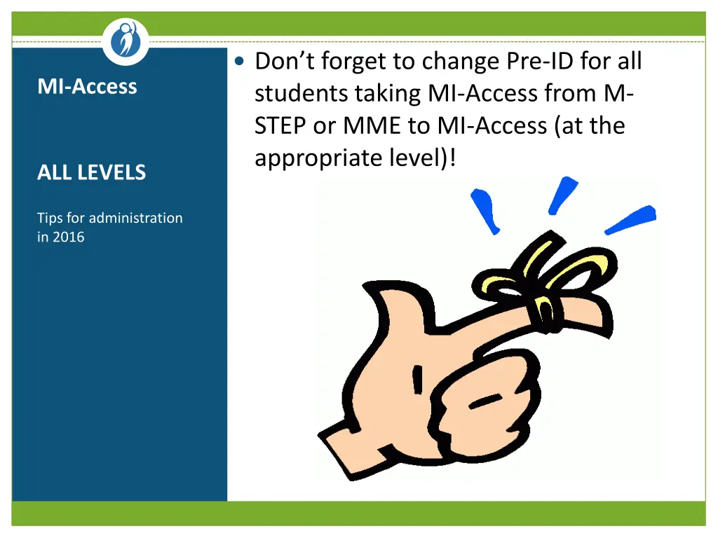 don t forget to change pre id for all students