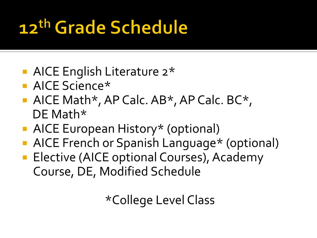 aice english literature 2 aice science aice math