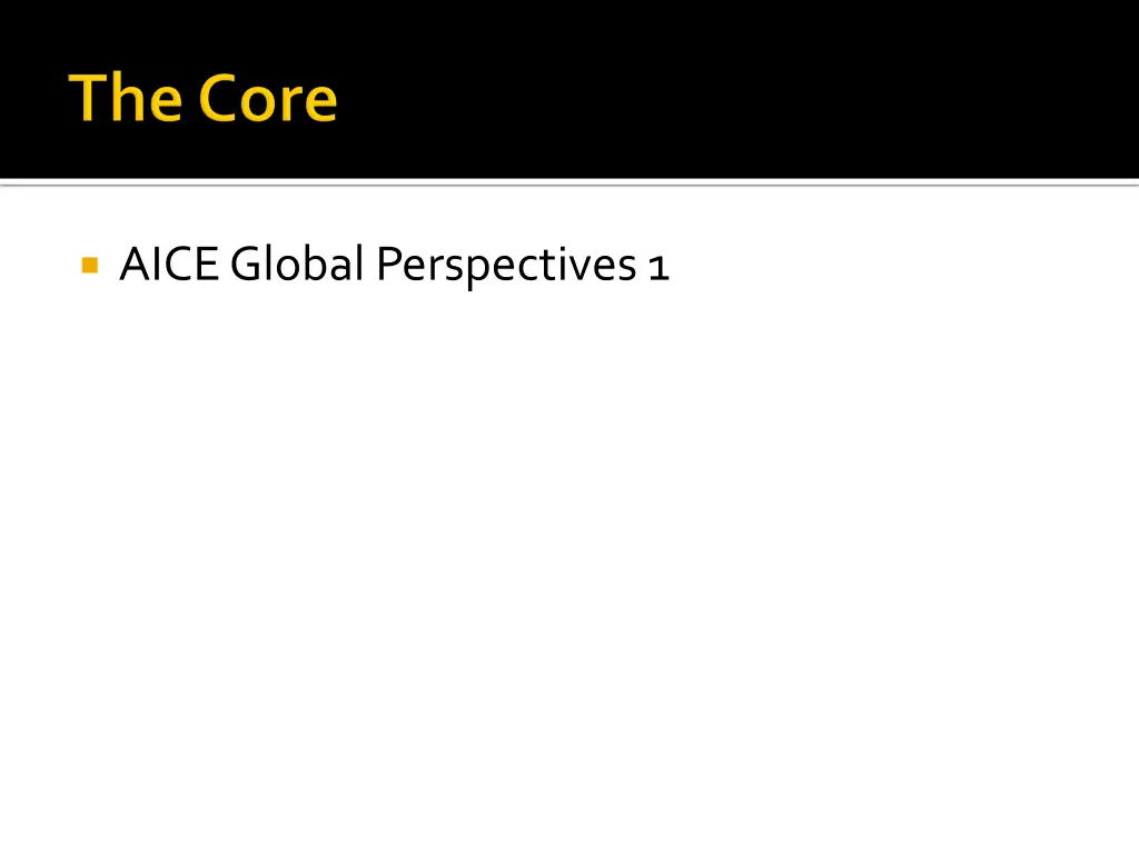 aice global perspectives 1