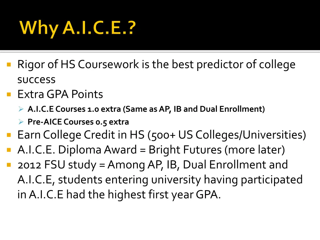 rigor of hs coursework is the best predictor