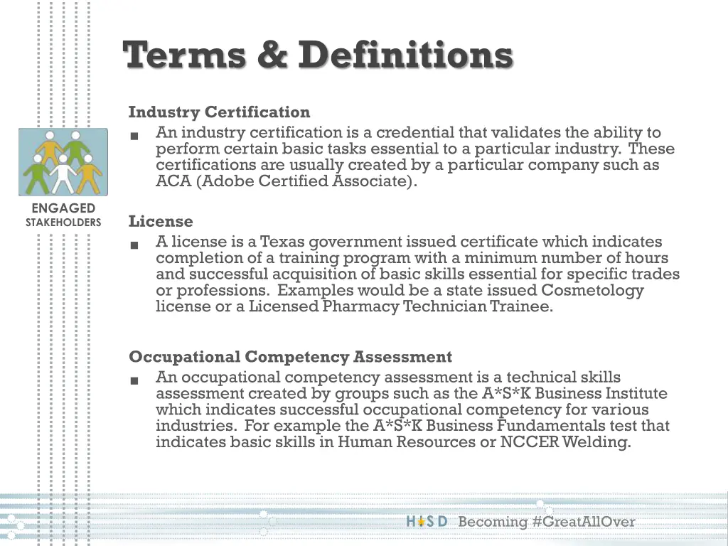 terms definitions
