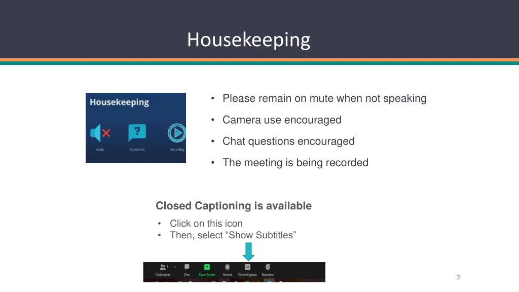 housekeeping