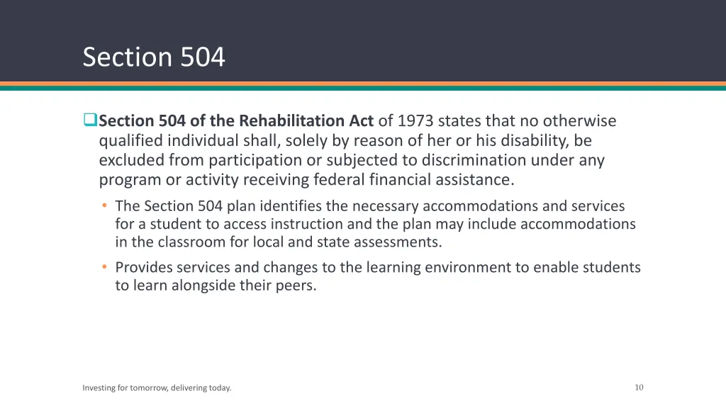 section 504