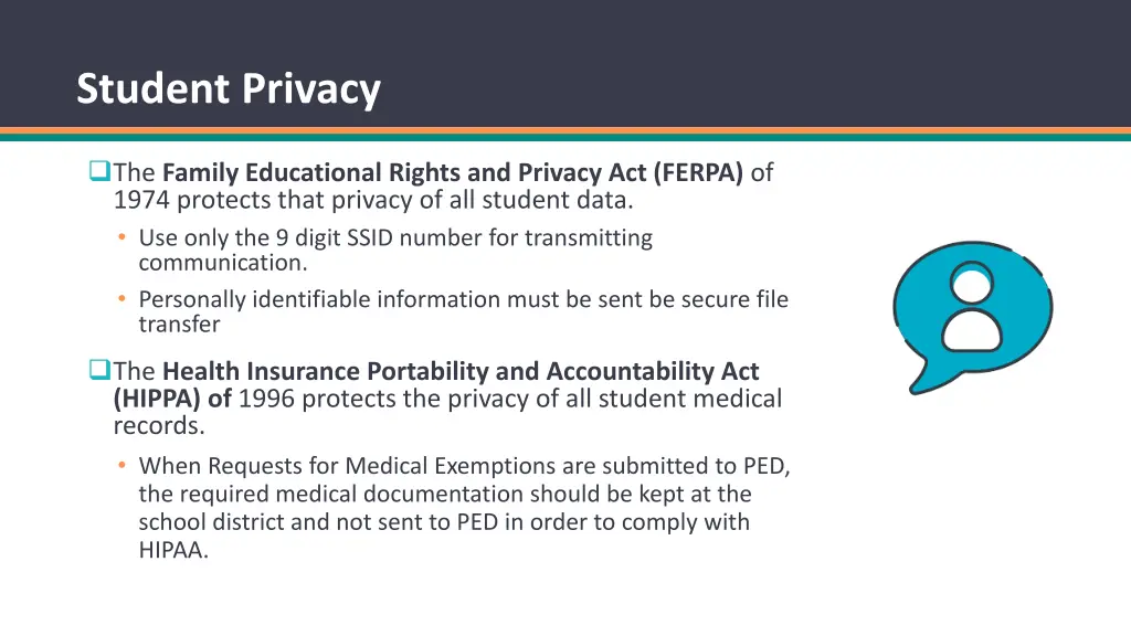 student privacy