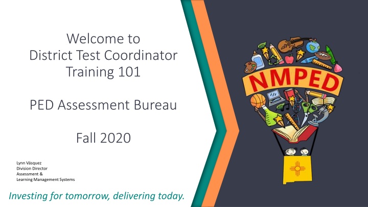 welcome to district test coordinator training 101