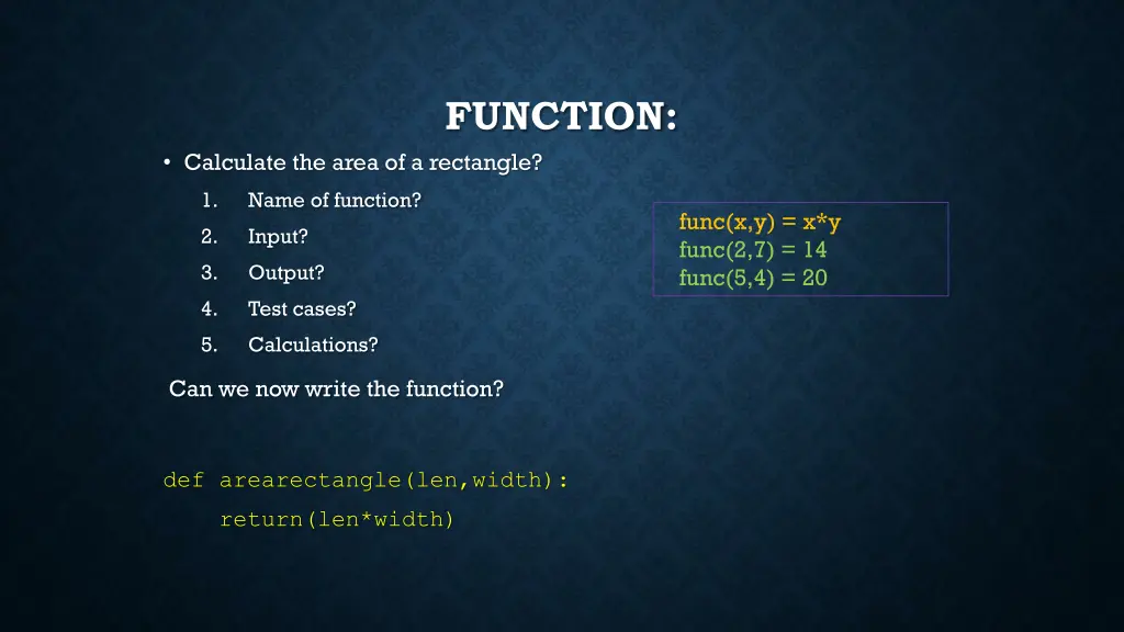 function