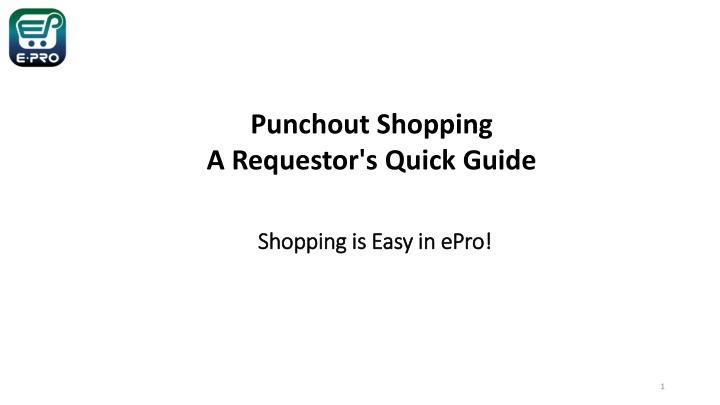 punchout shopping a requestor s quick guide