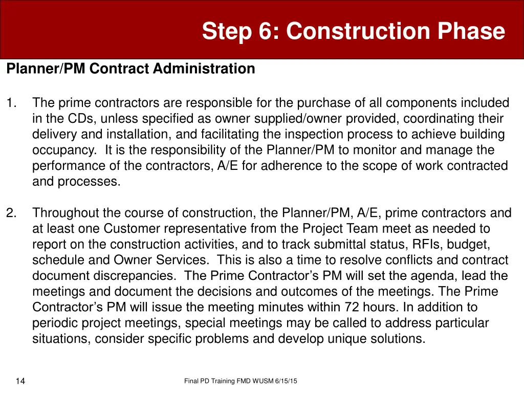 step 6 construction phase 11