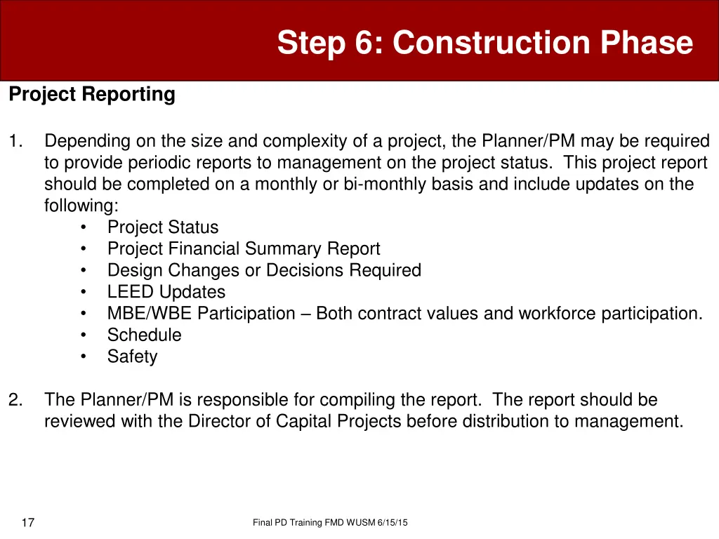 step 6 construction phase 14