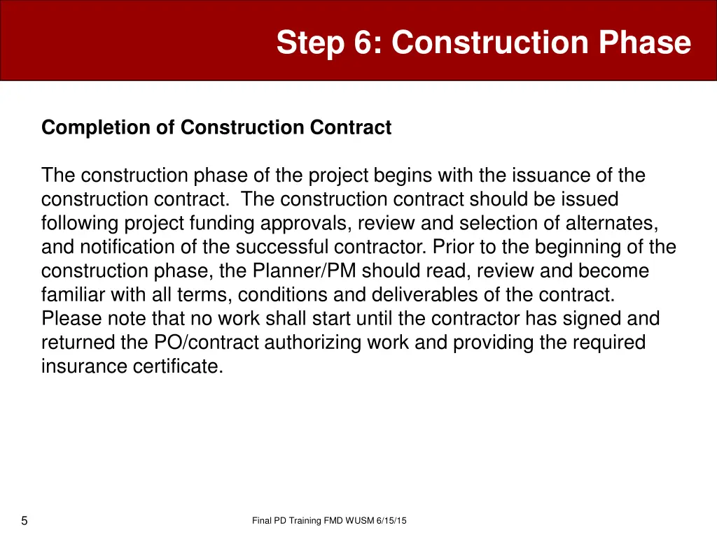 step 6 construction phase 2