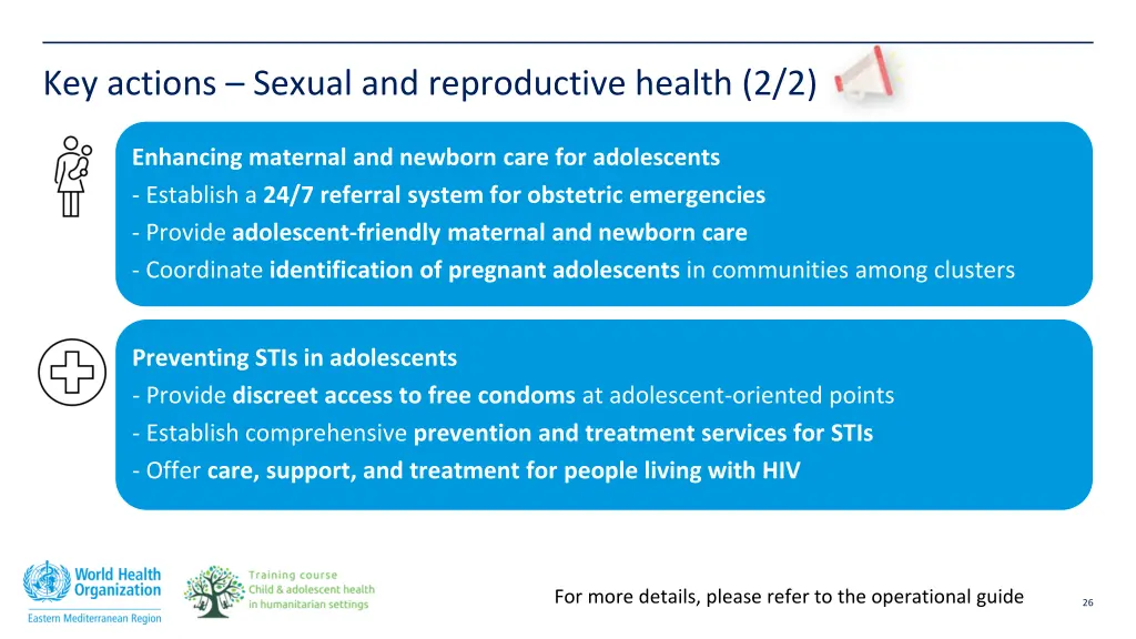 key actions sexual and reproductive health 2 2