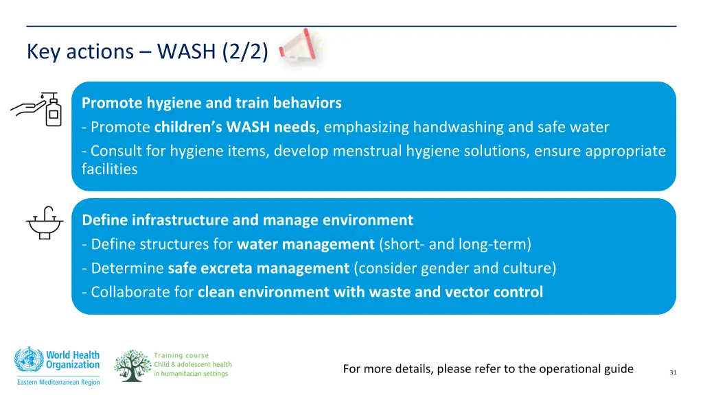 key actions wash 2 2