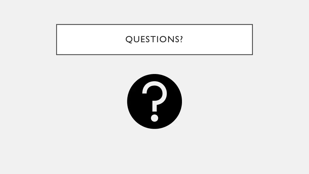questions