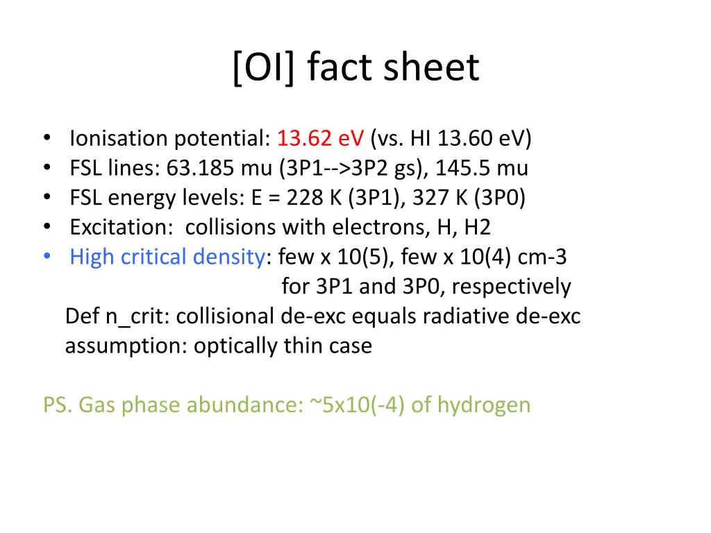 oi fact sheet
