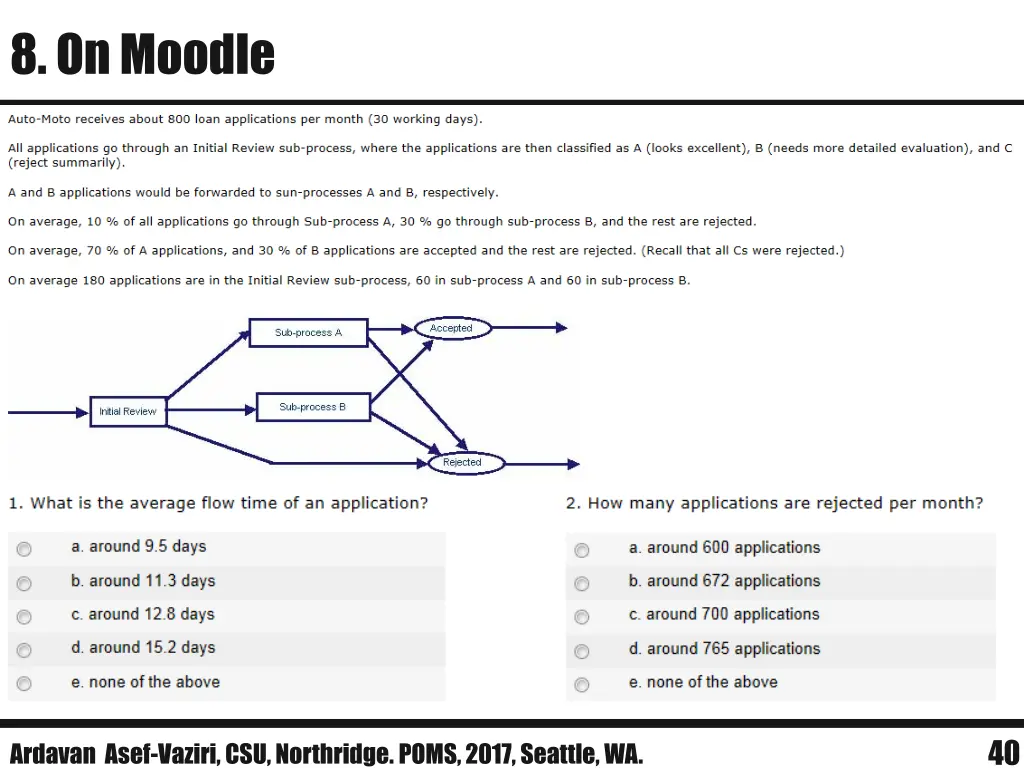 8 on moodle