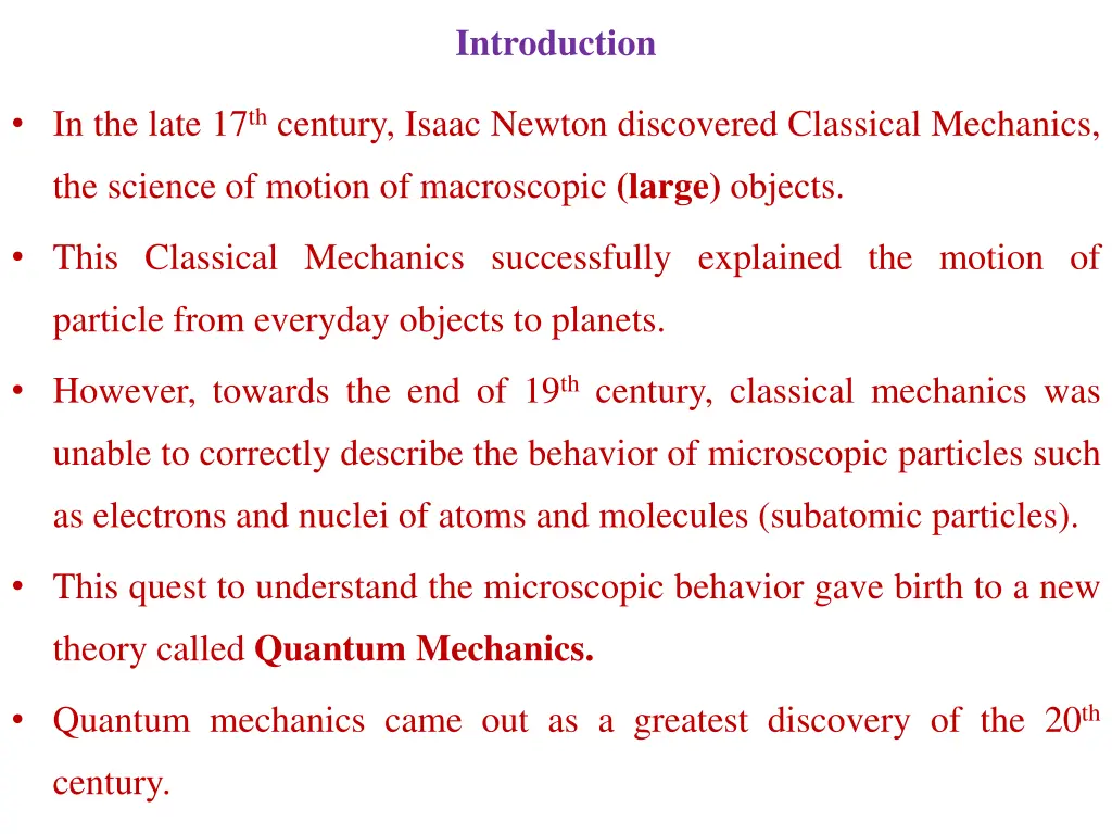 introduction