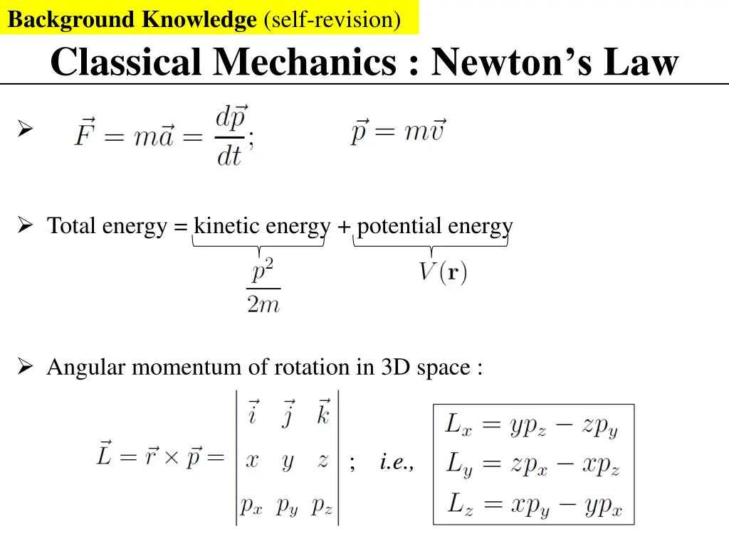 background knowledge self revision