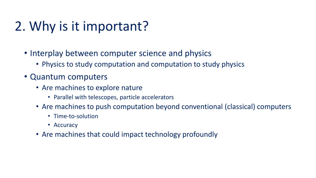 2 why is it important