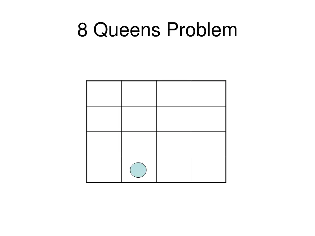 8 queens problem 9