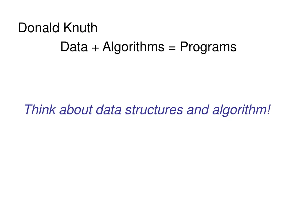 donald knuth